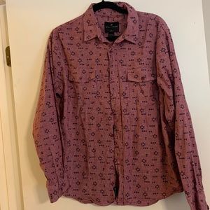 Aztec causal button down